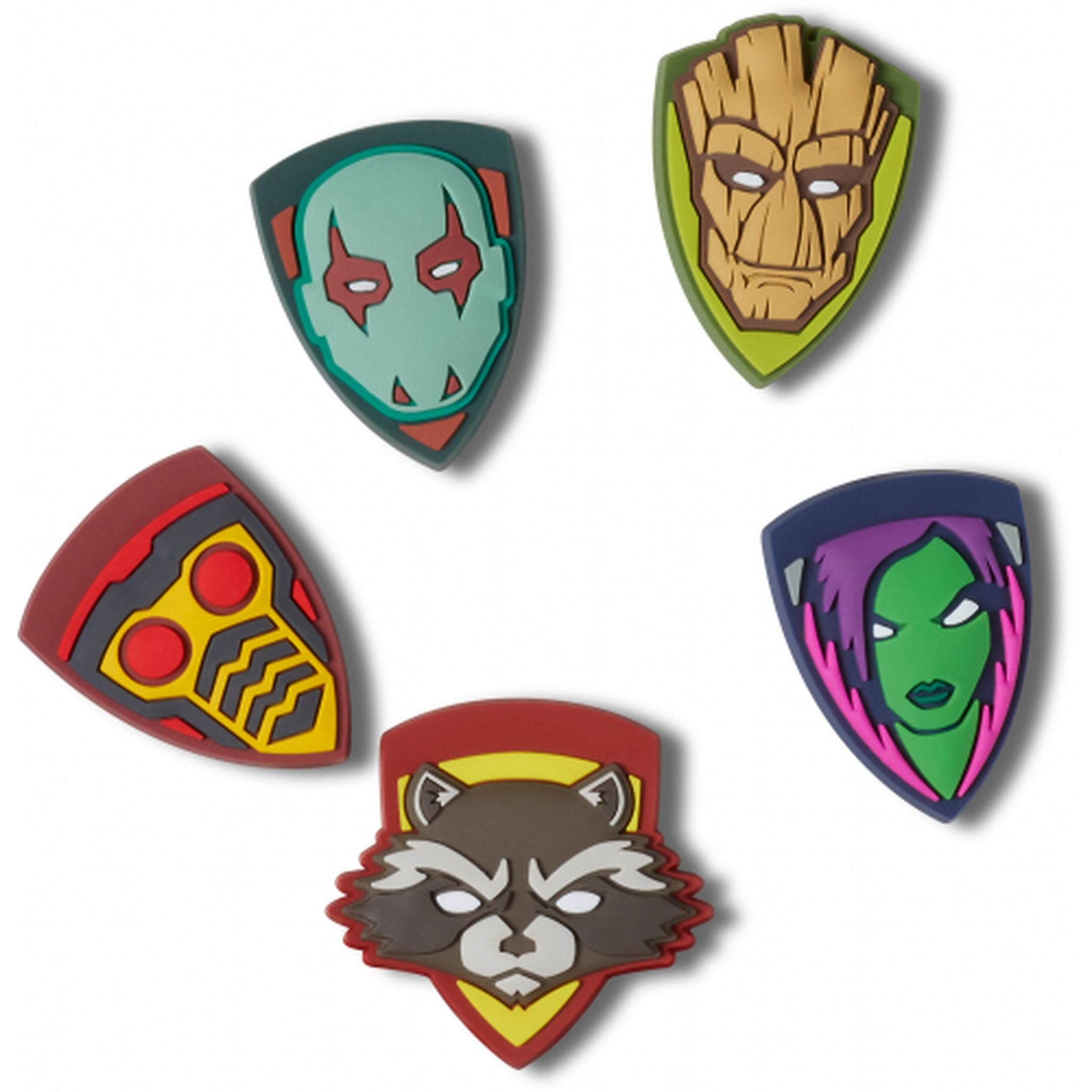 Crocs Guardians of the Galaxy Jibbitz Shoe Charm 5 Pack