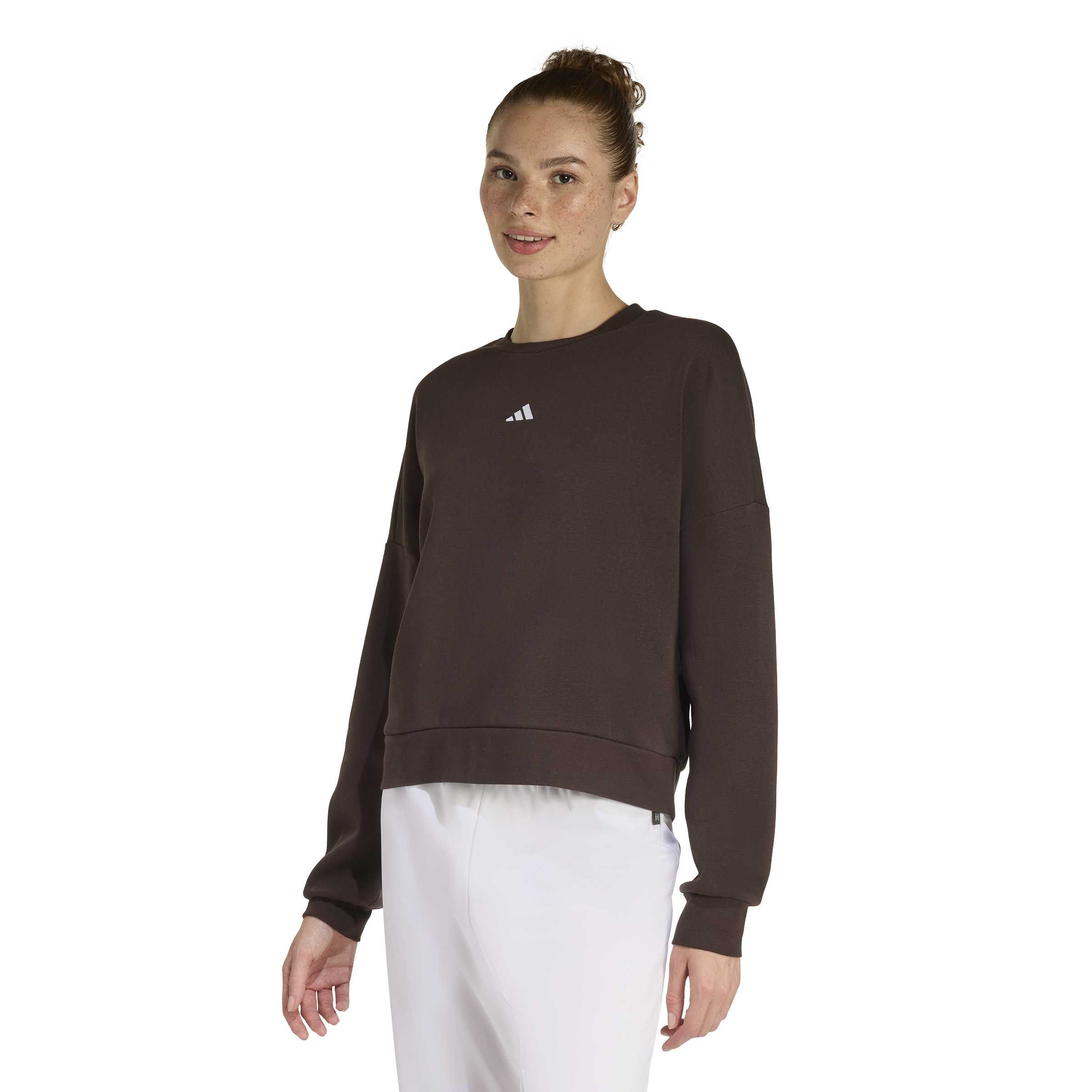 adidas Essentials Small Logo Feel Cozy Womens Sweatshirt