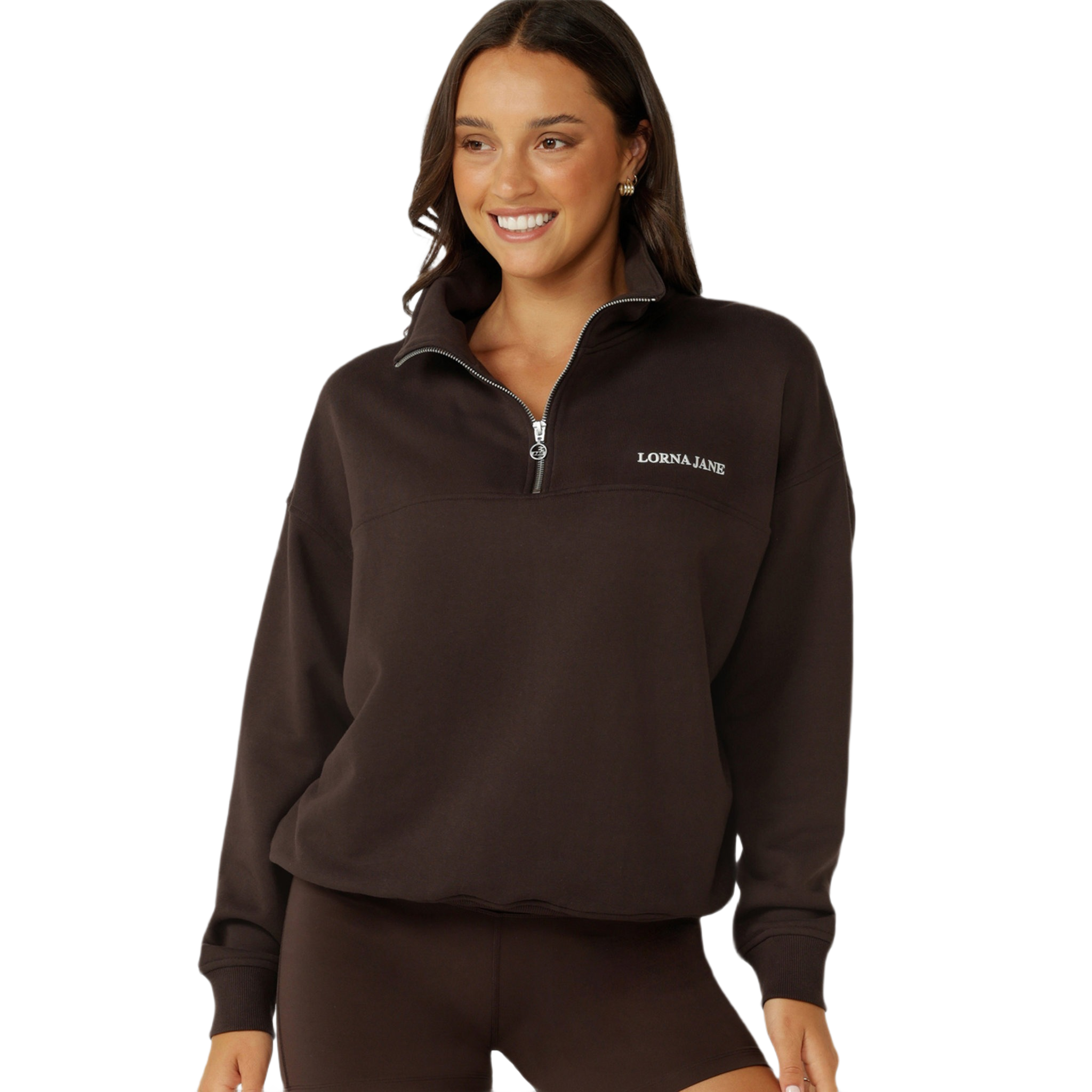 Lorna Jane Streamline Sweat Womens Quarter Zip