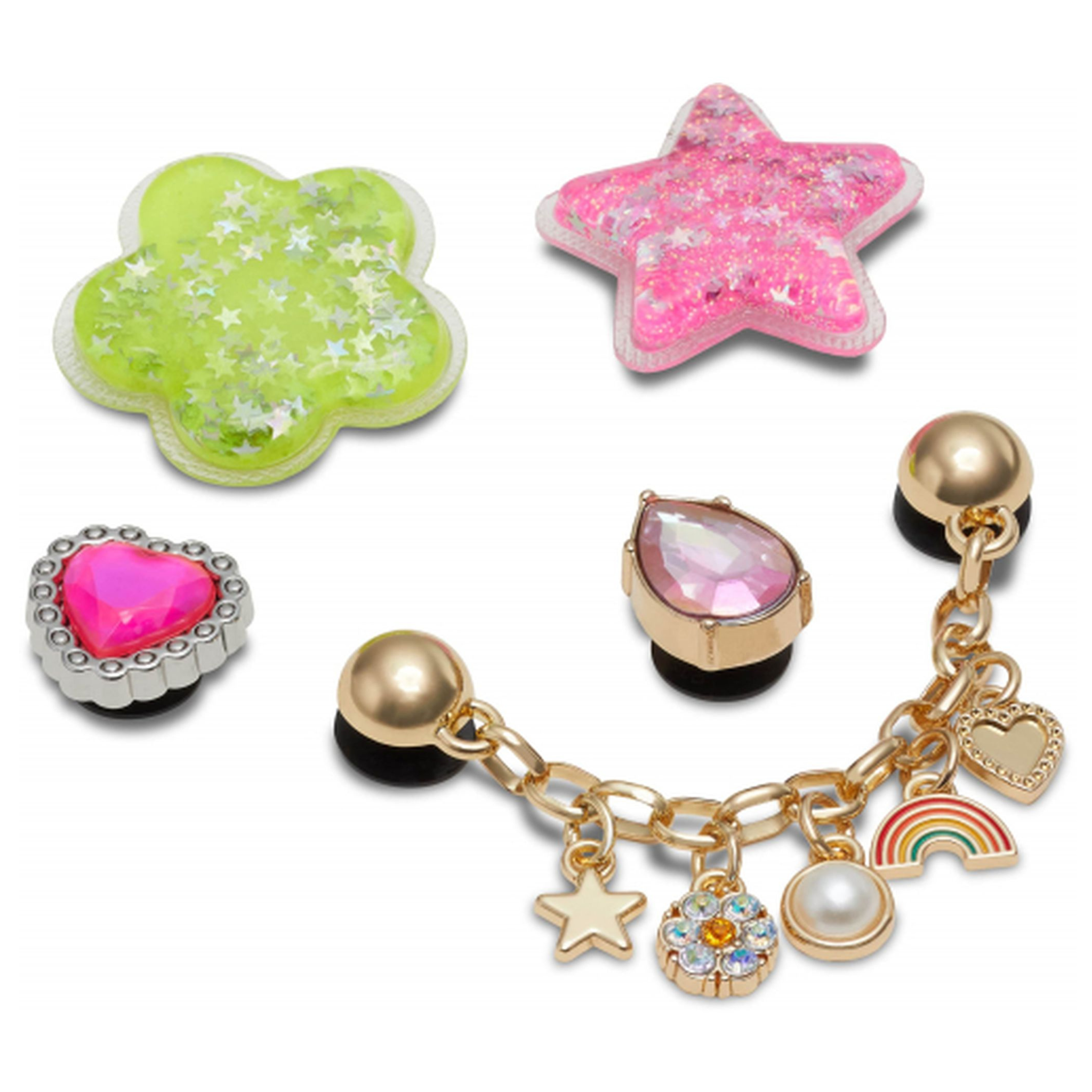 Crocs Good Mix Elevated Symbols Jibbitz Shoe Charm 5 Pack