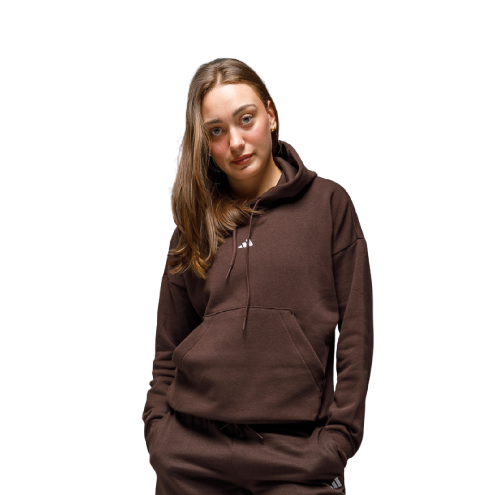 adidas Essentials Small Logo Feel Cozy Womens Hoodie