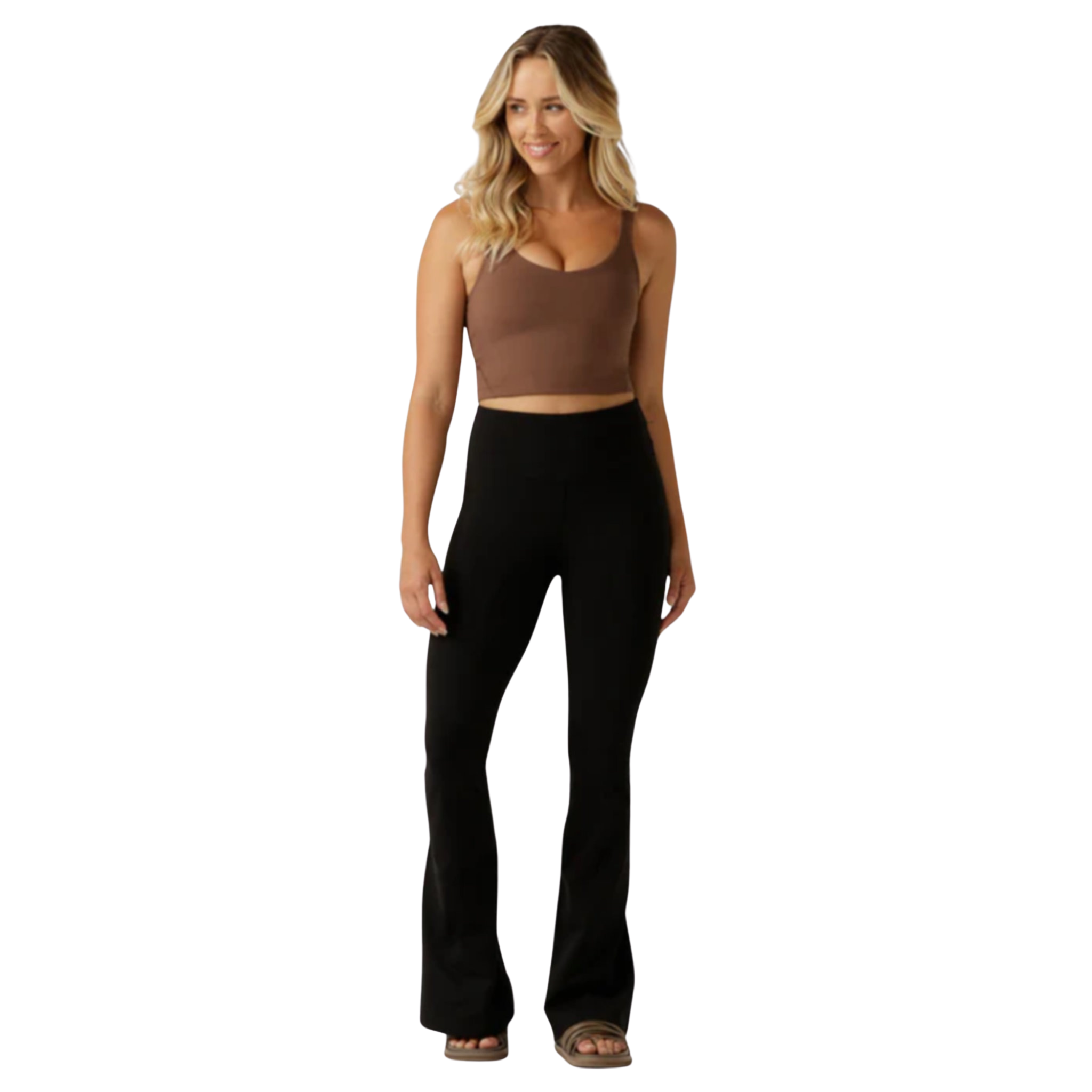 Lorna Jane Lotus Womens Flared Tights